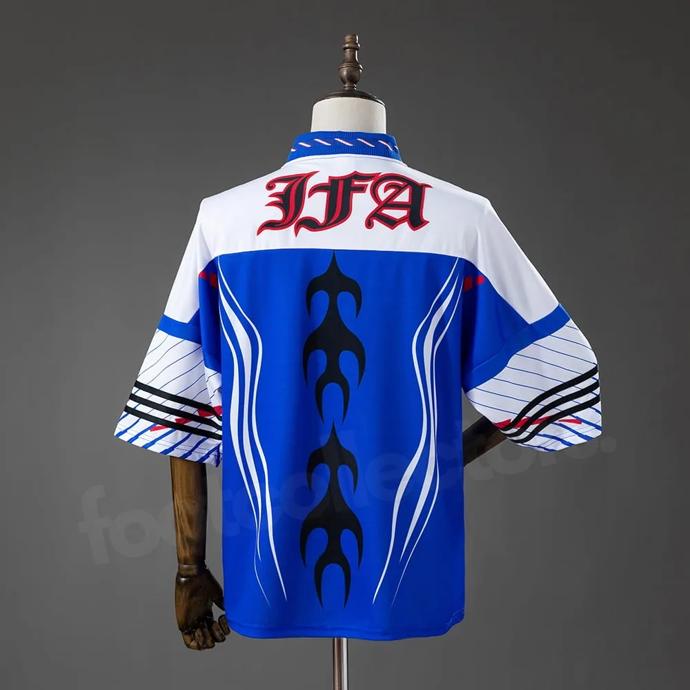 Maillot Japon Bringback Remixed Bleu Blanc