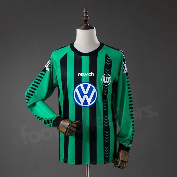 Maillot Wolfsburg Exterieur 1995-1996  Manches Longues