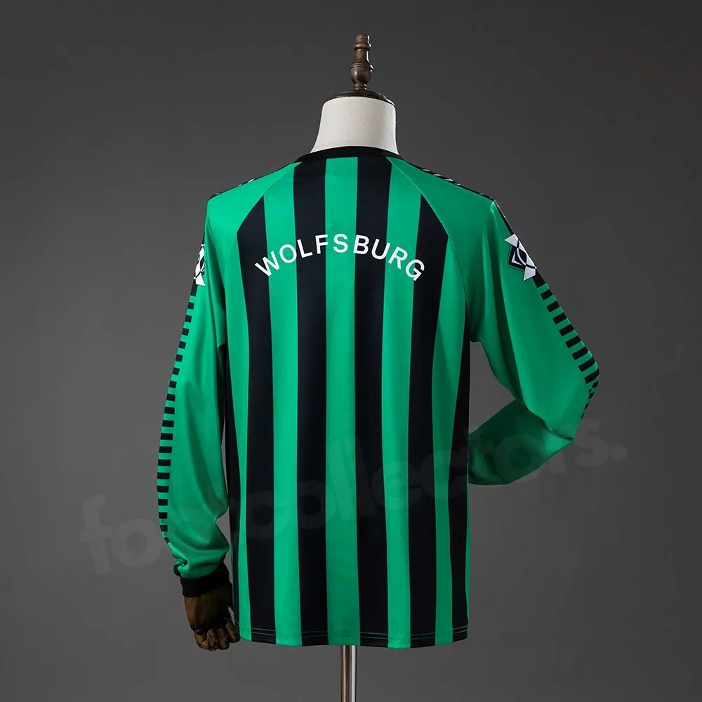 Maillot Wolfsburg Exterieur 1995-1996 Manches Longues (2)