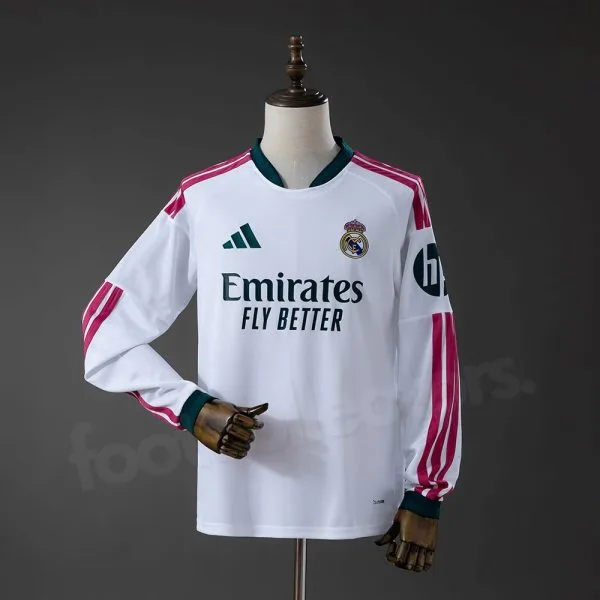Maillot Real Madrid Domicile Manches Longues 2026-2027
