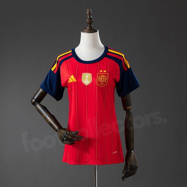 Maillot Espagne Domicile Femme 2 Etoiles