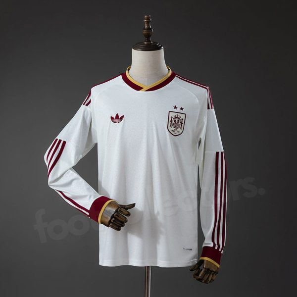 Maillot Espagne Exterieur 2 Etoiles Manches Longues