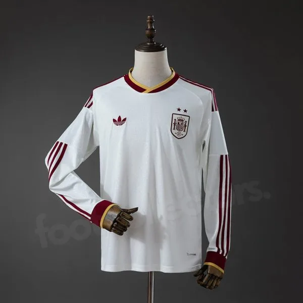 Maillot Espagne Exterieur 2 Etoiles Manches Longues