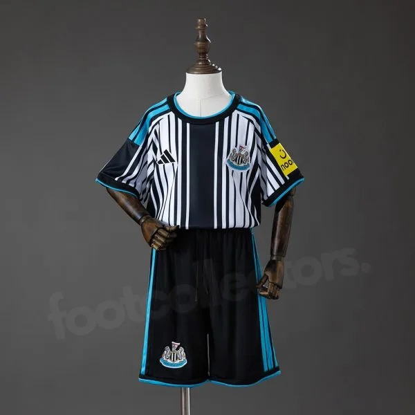 Maillot Enfant Newcastle Domicile 2026 2027 Blanc Bleu