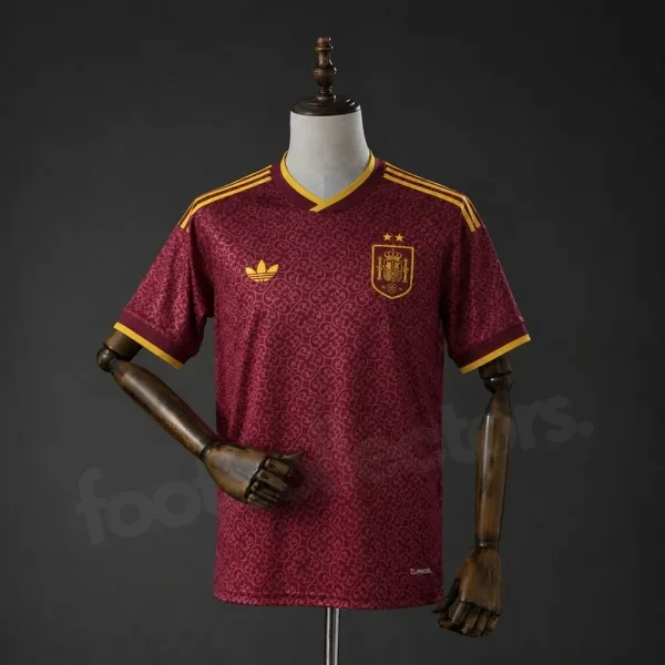 Maillot Espagne 2 Etoiles Edition Speciale Rouge