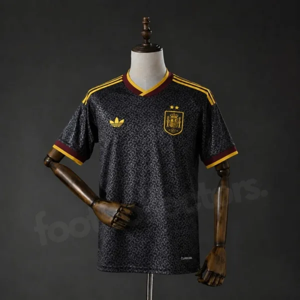 Maillot Espagne 2 Etoiles Edition Speciale Noir