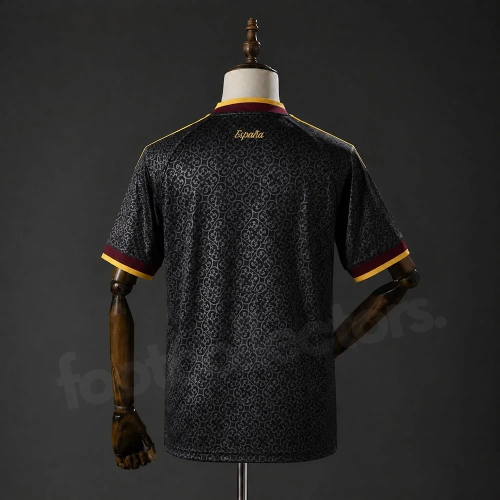 Maillot Espagne Edition Speciale 2 Etoiles Noir