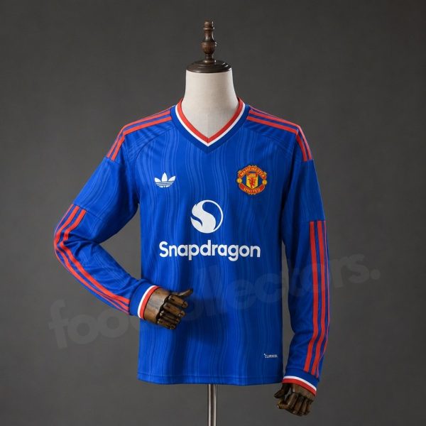 Maillot Manchester United Exterieur 2026-2027 Manches Longues