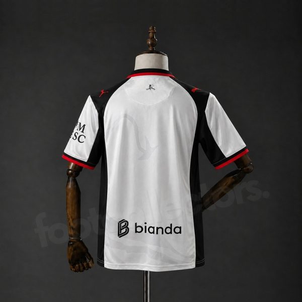 Maillot AC Milan Extérieur 2026-2027 Blanc Noir