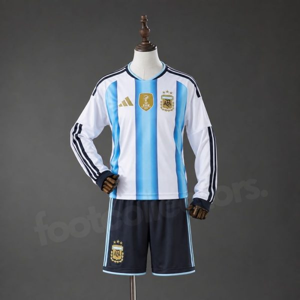 Maillot Argentine Domicile 2026 Manches Longues