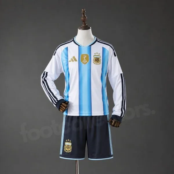 Maillot Argentine Domicile 2026 Manches Longues