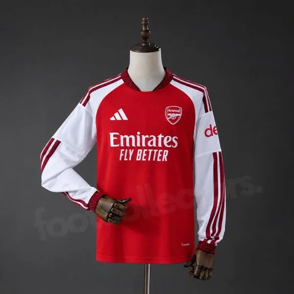 Arsenal Home Jersey 2026 2027 Long Sleeve