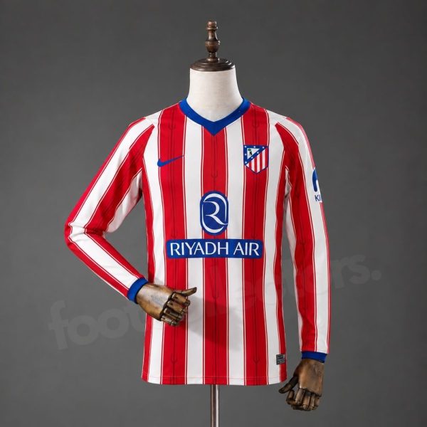 Maillot Atletico Madrid Domicile 2026 2027 Manches Longues