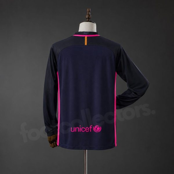 Maillot Barca Exterieur 2016-2017 Manches Longues