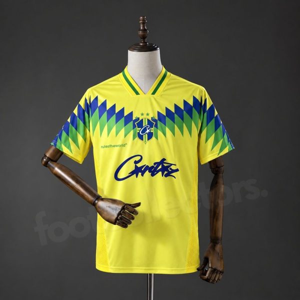 Maillot Bresil 1995 Domicile Corteiz Retro
