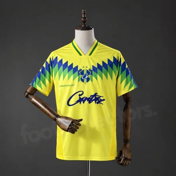 Maillot Bresil 1995 Domicile Corteiz Retro