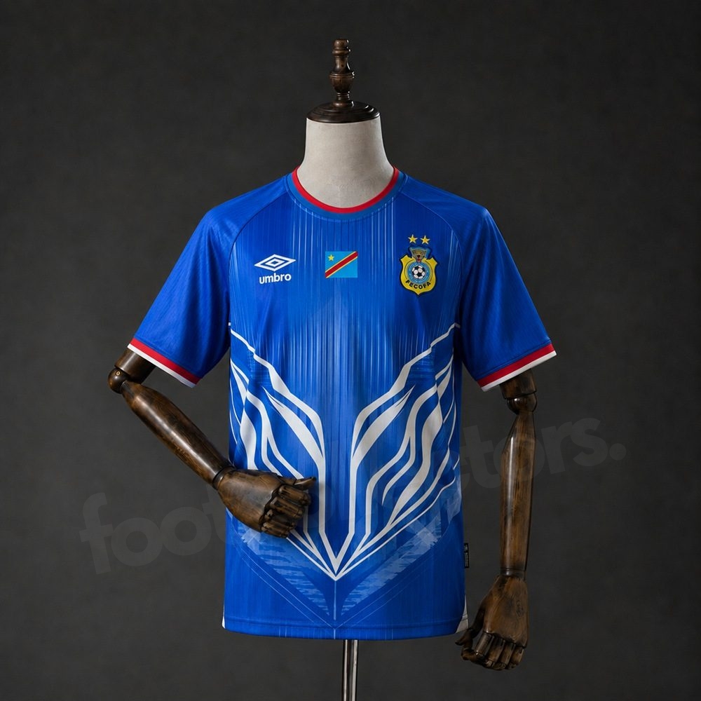 Maillot Congo RDC Domicile 2026 2027 Bleu Océan