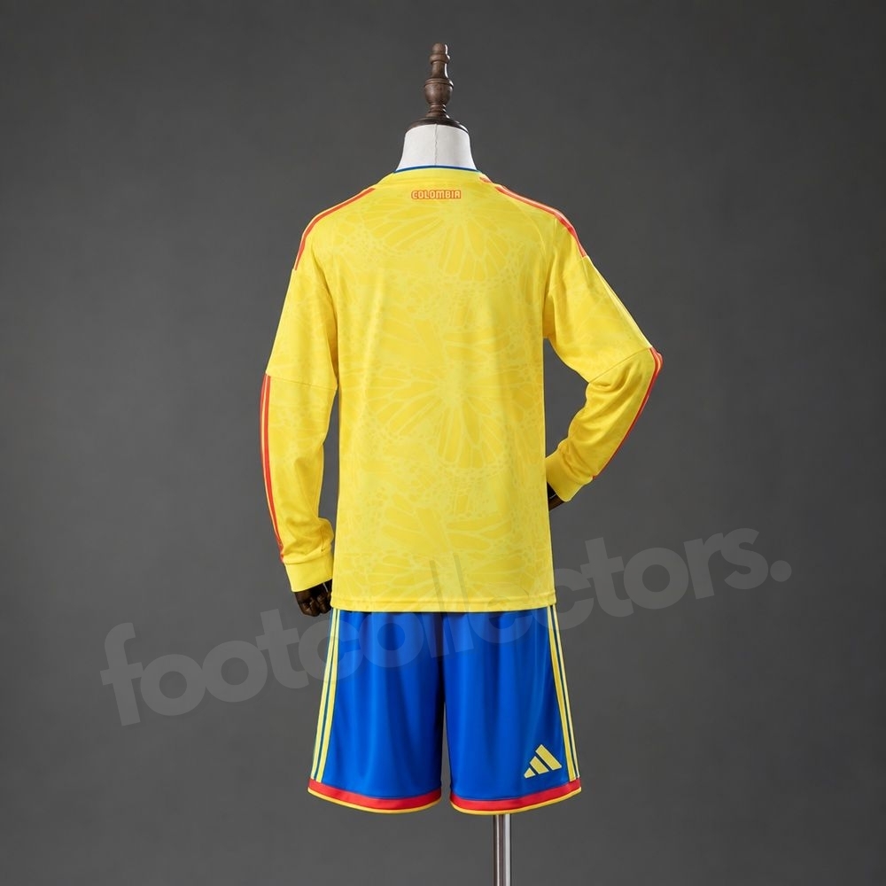 Maillot Enfant Colombie Domicile 2026 2027 Manches longues (2)