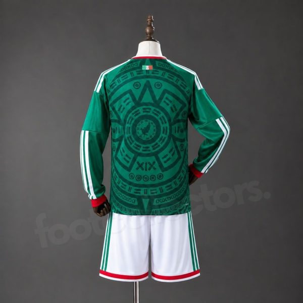 Maillot Enfant Mexico Domicile 2026 2027 Manches Longues