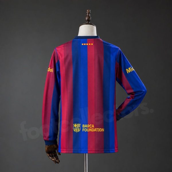 Maillot FC Barcelone Domicile 2026-2027 Manches Longues