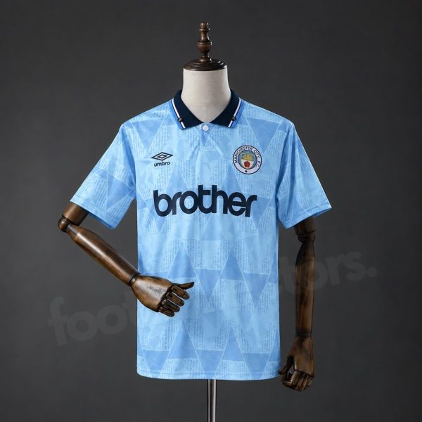Maillot Manchester City Domicile 1989-1991