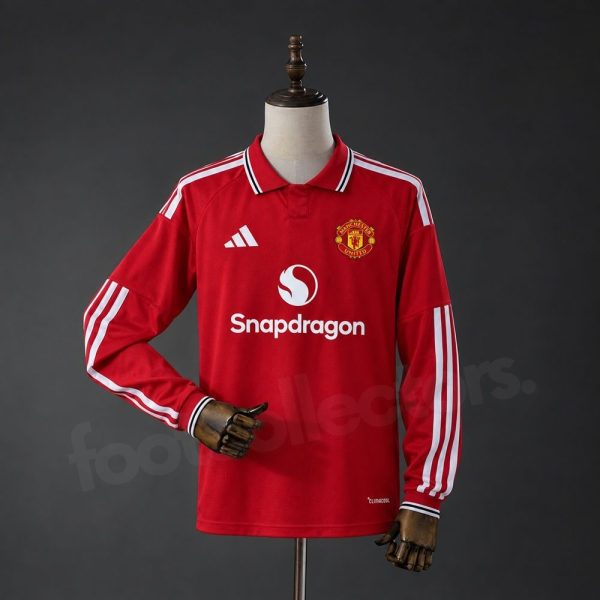 Maillot Manchester United Domicile 2026 2027 Manches Longues