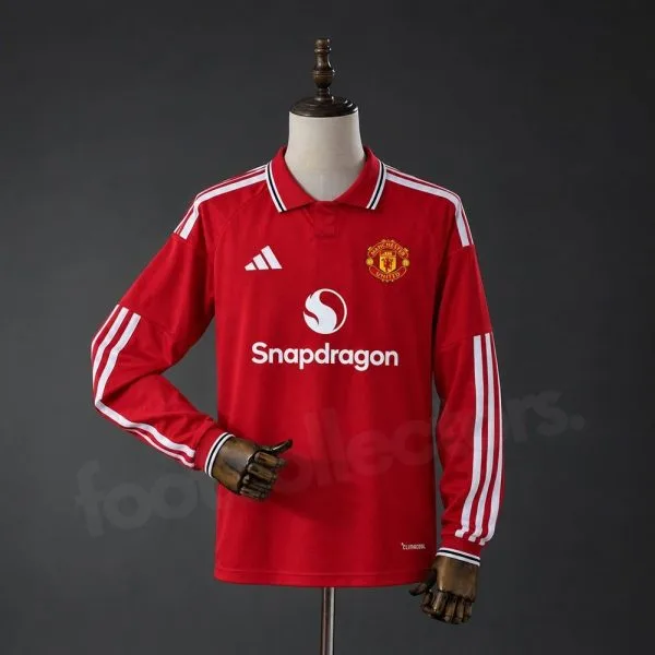 Manchester United Home Jersey 2026 2027 Long Sleeve