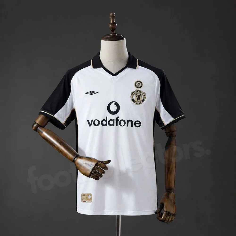 Maillot Manchester United Exterieur 100e Anniversaire 2001-2002 (1)