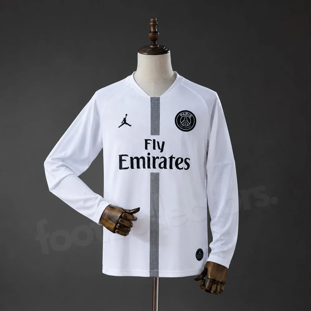 Maillot PSG Exterieur 2018 2019 Manches Longues (1)