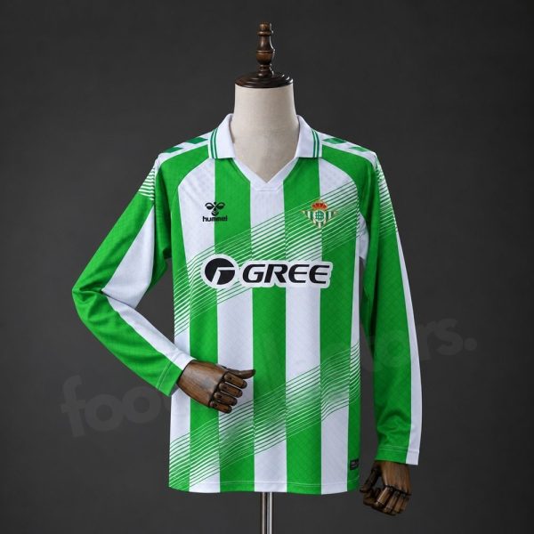 Maillot Real Betis Domicile Manches Longues 2026-2027