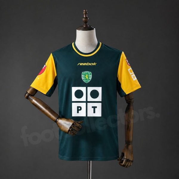 Maillot Sporting Lisbonne Exterieur Vert 2002-2003