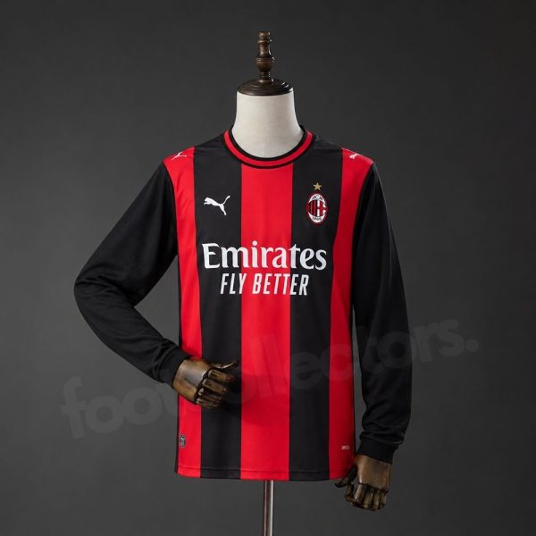 Maillot AC Milan Domicile 2026 2027 Manches Longues