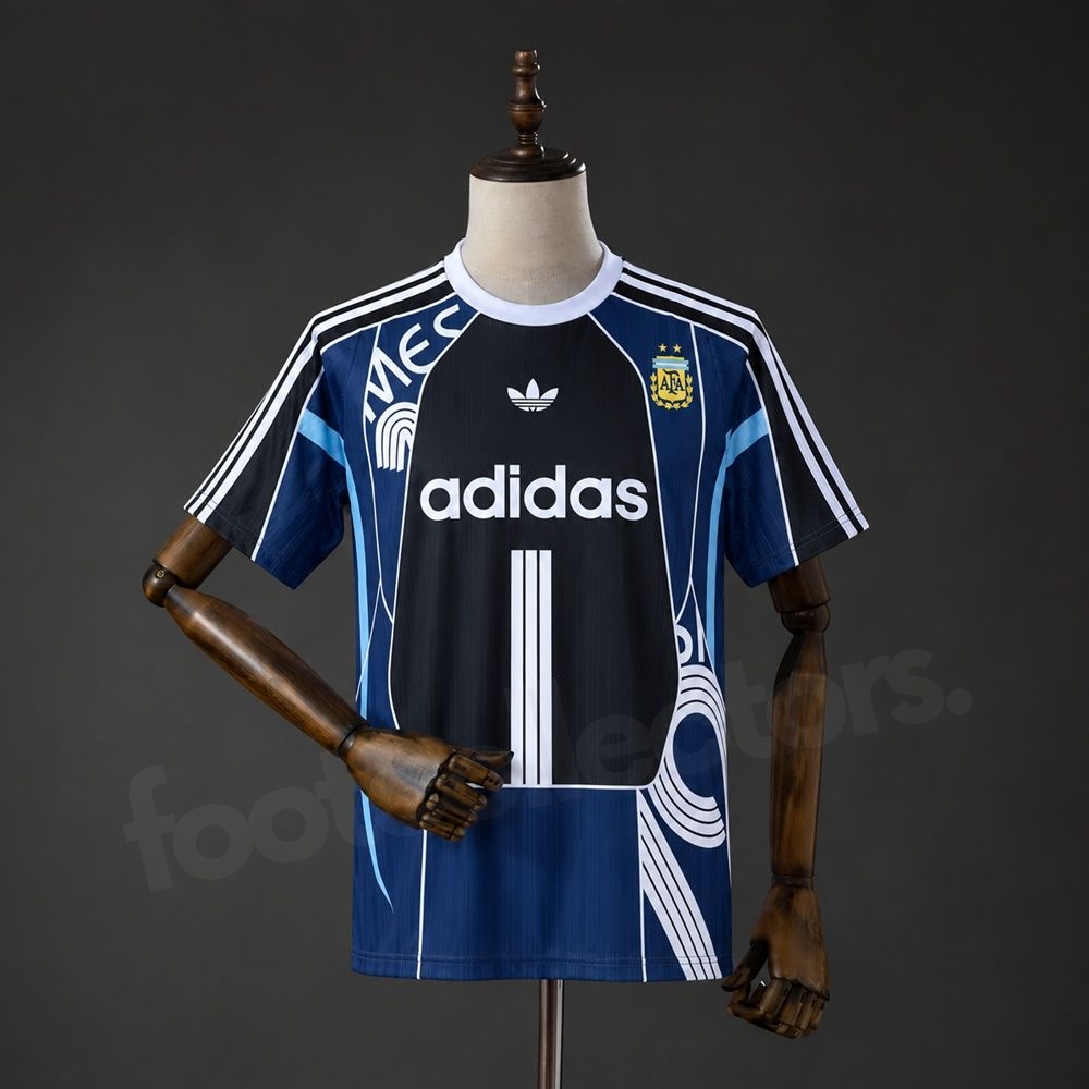 Maillot Argentine Adidas Trefle Noir 2026 2027 (1)