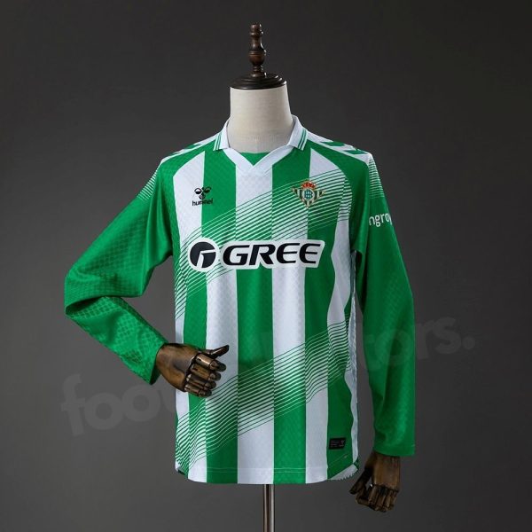 Maillot Real Betis Domicile 2026 2027 UCL Manches Longues
