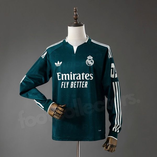 Maillot Real Madrid 2026 2027 Exterieur Manches Longues